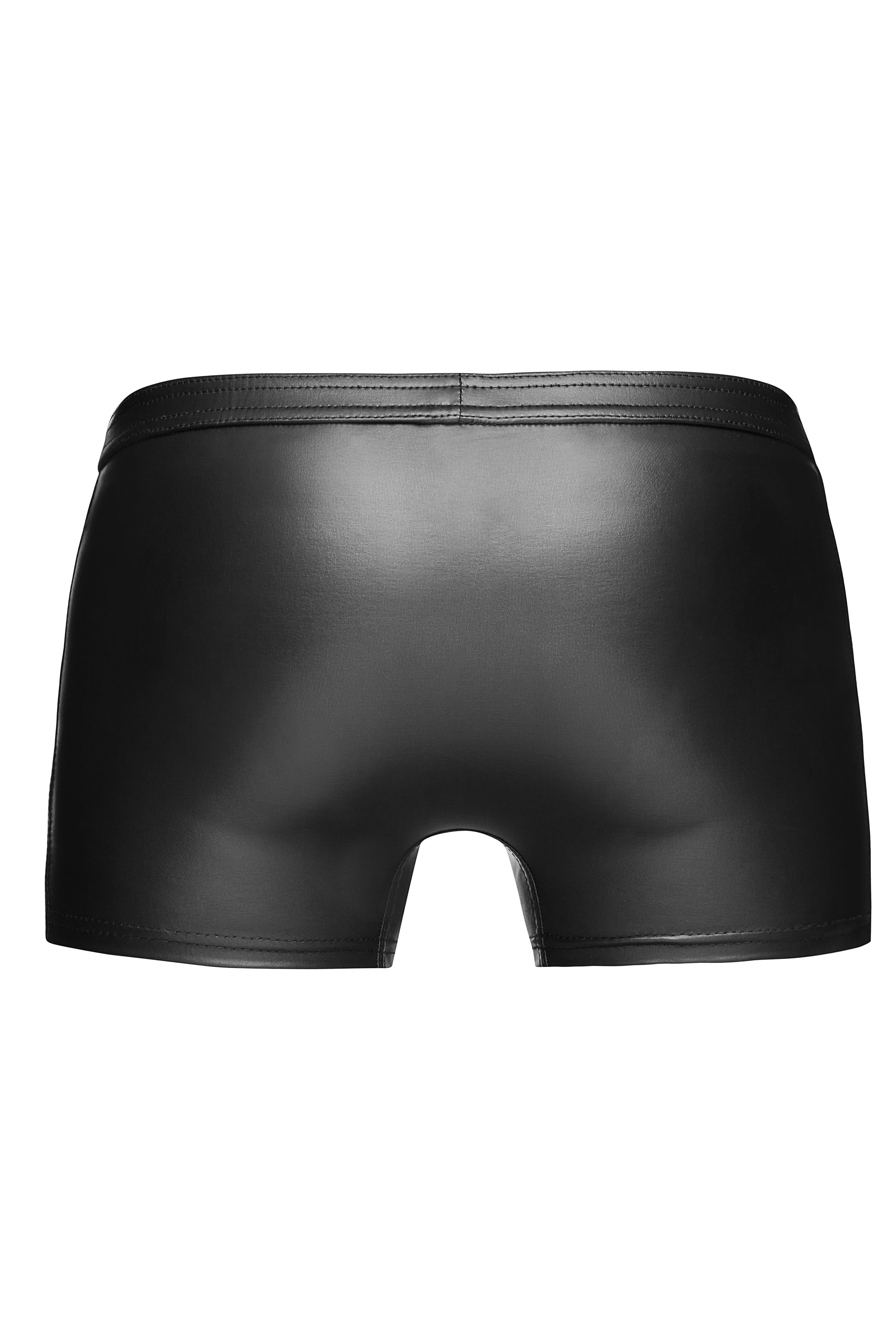 Men Shorts with PVC panel back view